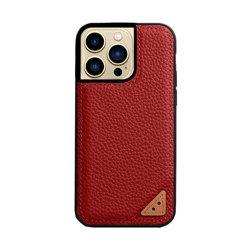 Melkco iPhone 13 Pro Ingenuity Series Premium Leather Cover - Red - Tashqila Melkco iPhone 13 Pro Ingenuity Series Premium Leather Cover - Red - Tashqila